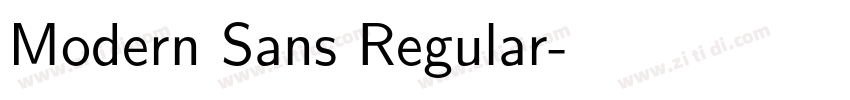 Modern Sans Regular字体转换 Modern Sans Regular字体转换